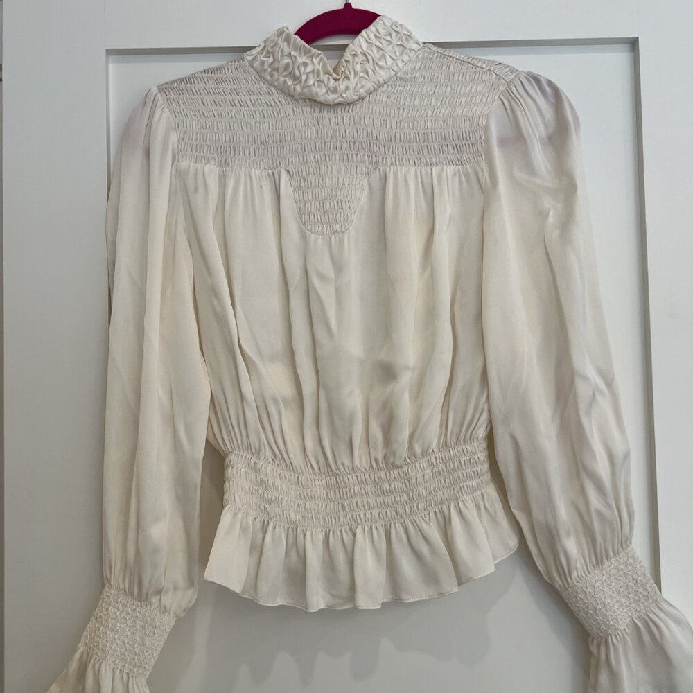 Frame Silk Blouse